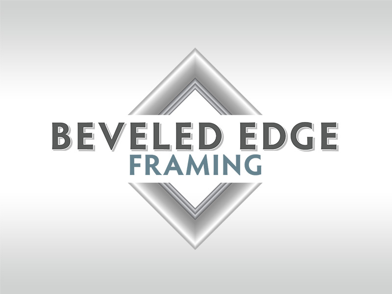 Beveled Edge Framing Logo Phete First Graphics